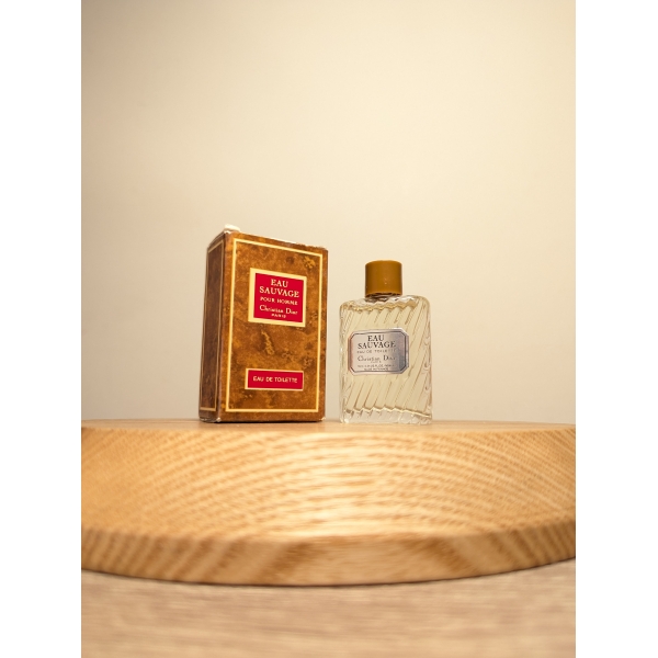 Туалетная вода Christian Dior Eau Sauvage EDT 10 мл винтаж 1980-х годов сплэш