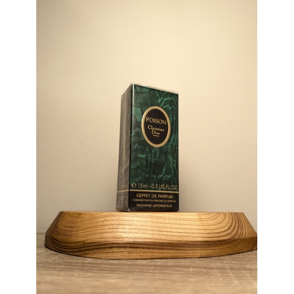 Духи Christian Dior Poison esprit 15 мл винтаж 1987 года спрей (рефил) в слюде